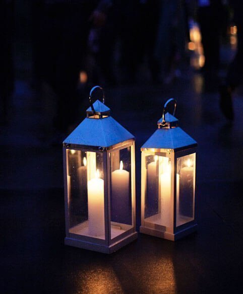 The best rooms have something to say about the people who live in them candle lights